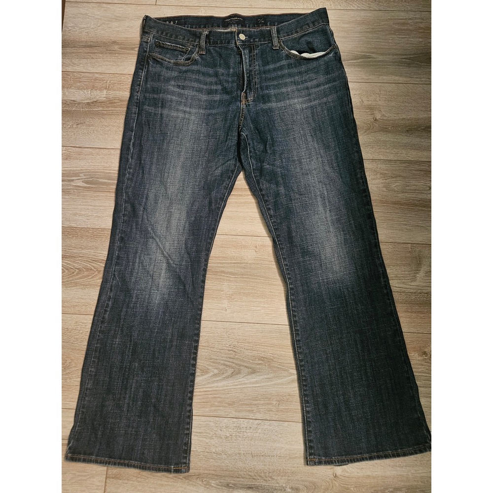 Lucky Brand 367 Bootcut Jeans Mens 34x30 Dark Wash Blue Denim Stretch 34 x 30